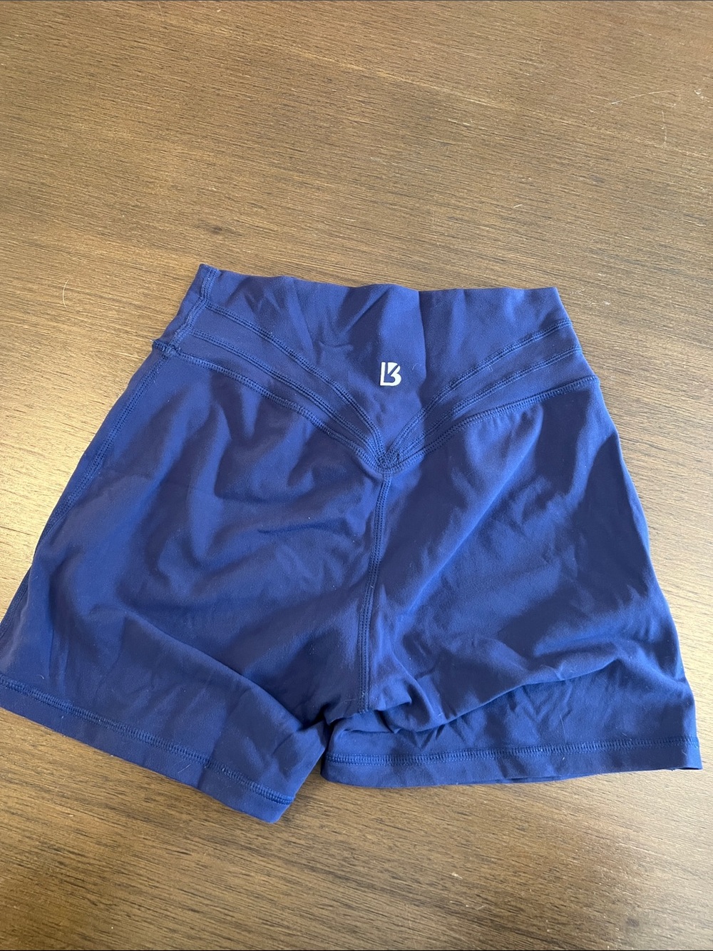 BuffBunny High-Waist Shorts - Navy